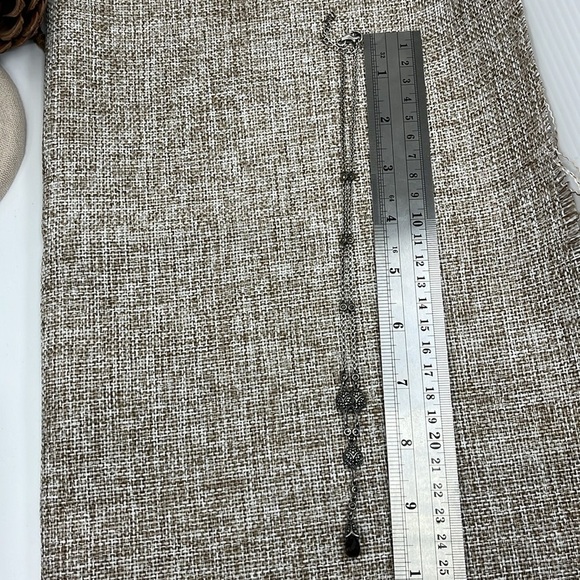 Vintage Sparkle ✨ Suspicion 925 Silver & Marcasite Elegance Necklace 🖤 - Picture 8 of 13